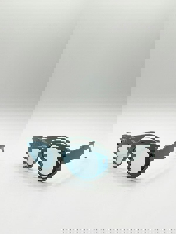 SVNX Oval Rectangular Vintage Sunglasses in Blue