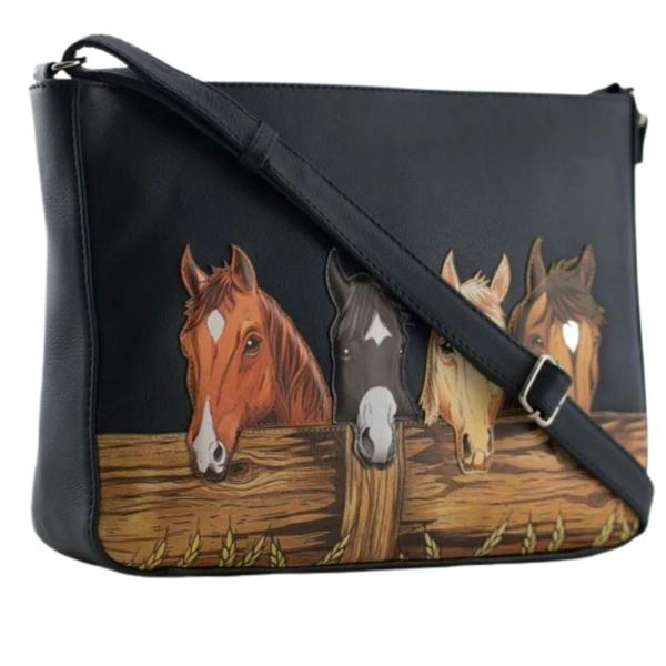 Mala Leather Stable Row Horse Leather Crossbody