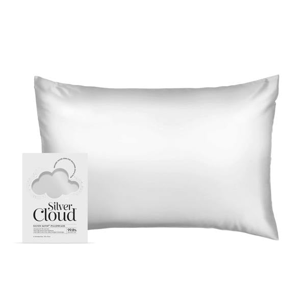 Silver Cloud Beauty Silver Cloud Satin Pillowcase Infused With Silver Ions