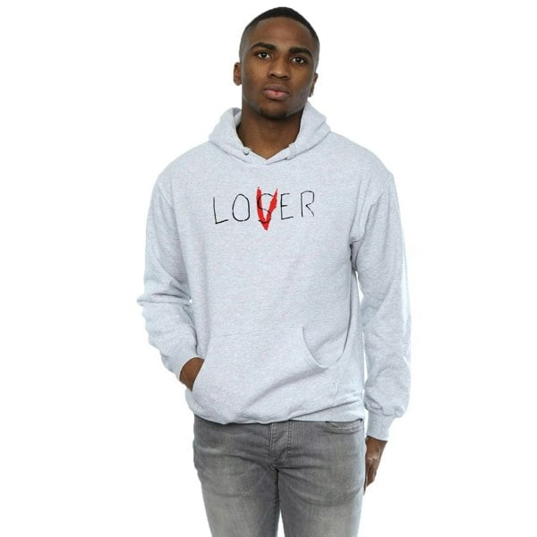 It Mens Loser Lover Hoodie - Sports Grey