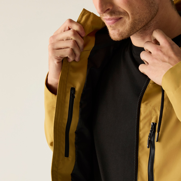 Regatta Mens Frankie Waterproof Jacket - Wood Brown