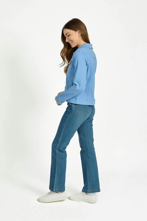 Mudflower Coloured Denim Jacket