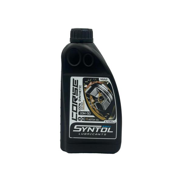 Syntol Corse 4T 10W-50 100% Synthetic Motorcycle Engine Oil 1L