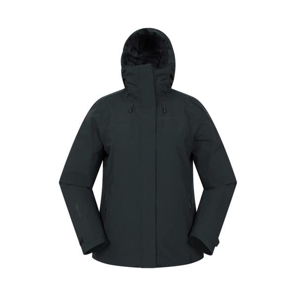 Mountain Warehouse Womens Mallory Short Waterproof Padded Jacket - Black