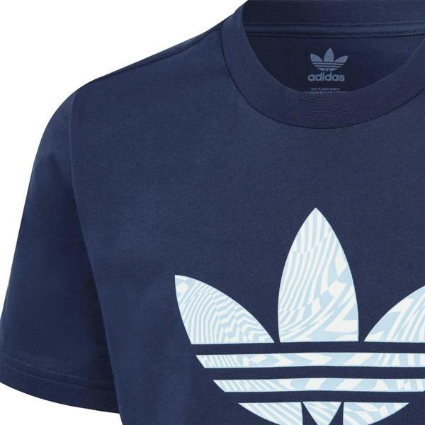 Adidas Childrens/Kids Originals Rekive Trefoil T-Shirt - Indigo - 