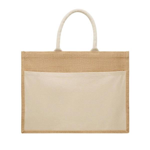 MidOcean Baga Jute Shopper Bag - Beige - 