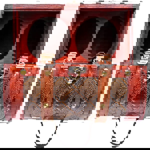 Maison des Cadeaux Dual Wine Bottle Carrier - Geometric Rhombus