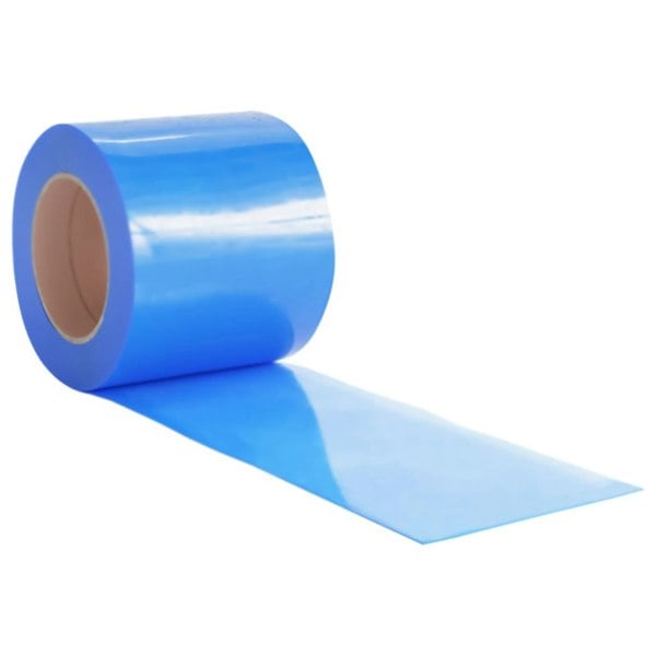 Berkfield Door Curtain Blue 200 mmx1.6 mm 25 m PVC