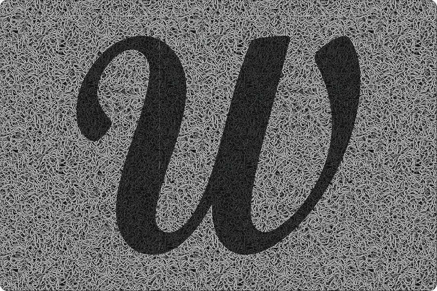 Nicoman Personalised Monogrammed Initial Letter Doormat 60 x 40cm