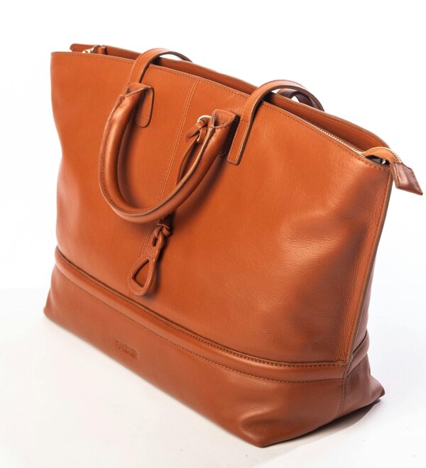 SADDLER Victoria Oversize East West Tote Bag for Women - handmade by Saddler