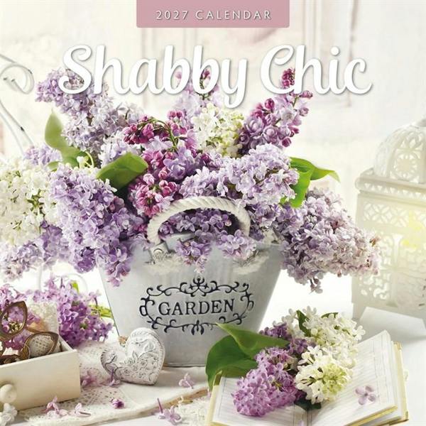 Shabby Chic Calendar 2027, Wall Calendars, Month To View, Lifestyle, Gift