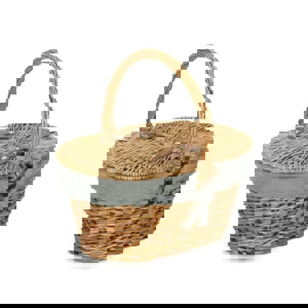 Wicker Picnic Baket with Lining