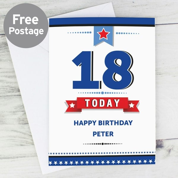 Personalised Memento Company Personalised Birthday Star Card
