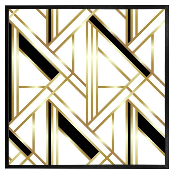 Benjamin Tate Design Golden art deco (picture Frame)