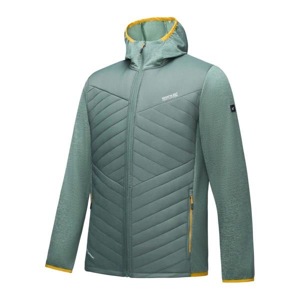 Regatta Mens Andreson Marl Hybrid Jacket - Dark Forest Green
