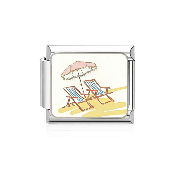 Serafina Beach Chairs | Italian Style Bracelet Charm