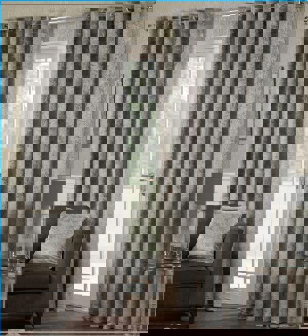 Luxury Living Luxury Crushed Velvet Fully Lined Ring Top Curtains