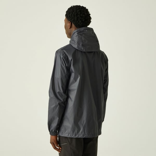 Regatta Men's Pack It III Waterproof Pack Away Jacket - Seal Grey