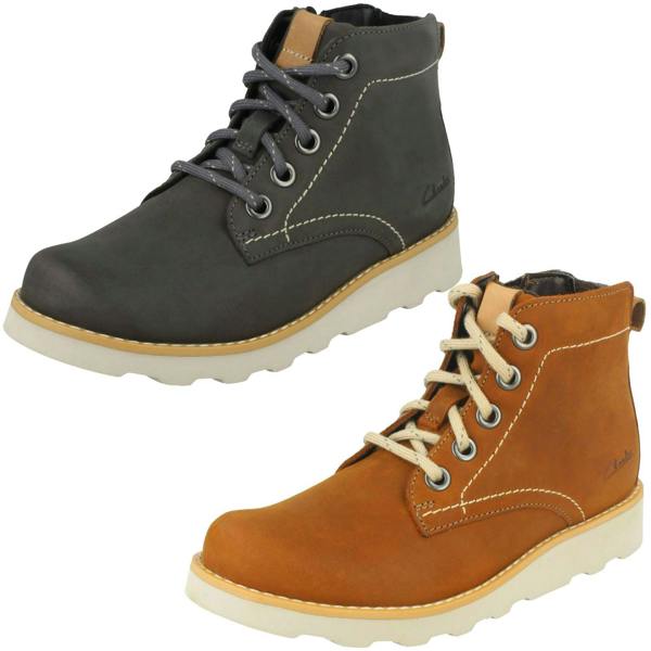 Clarks Boys Clarks Casual Boots Dexy Top