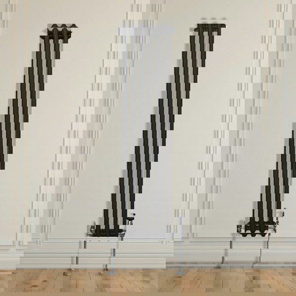Monstershop Traditional 3 Column Radiator - 1500 x 292mm - Black