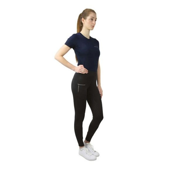 Hy Womens/Ladies Synergy Horse Riding Tights - Black