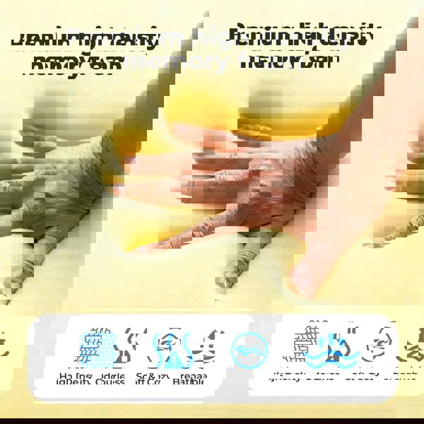 Lavio Ergonomic Memory Foam Neck Pillow Support Bar for Cervical Pain Relief