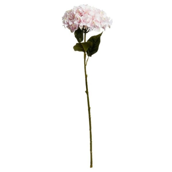 Hill Interiors Artificial Single Stem Hydrangea - Pink