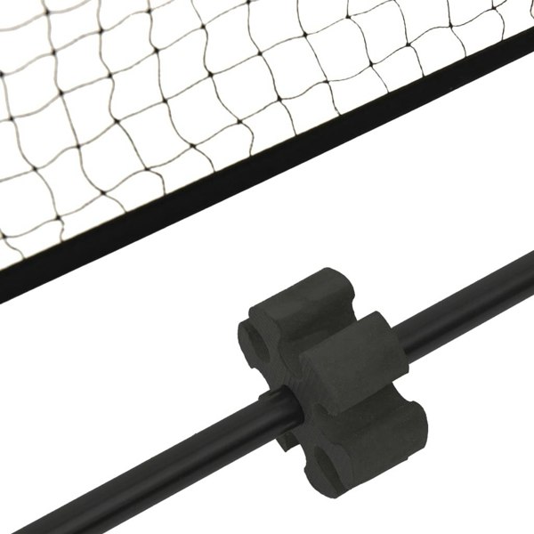 Berkfield Tennis Net Black and Red 500x100x87 cm Polyester