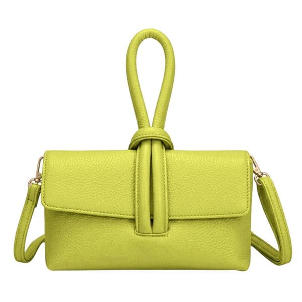 Kitise Knotted Loop Top Handle Mini Crossbody Shoulder Handbag