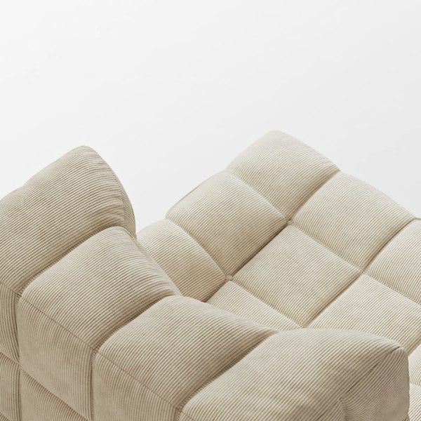 Arneson Single Seater Sofa, Armchair, Corduroy-Weilai Concept