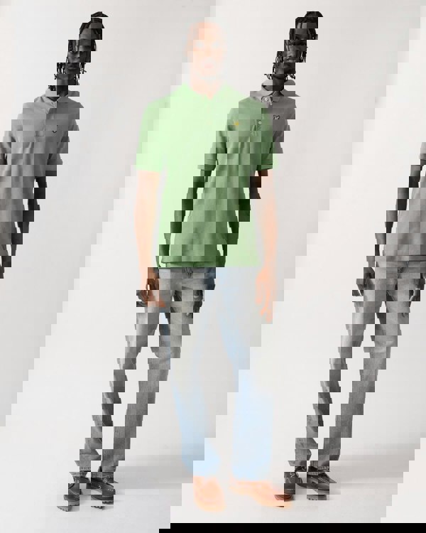 Lyle & Scott Plain Mens Polo Shirt SP400VOG - X576 Smoke Green