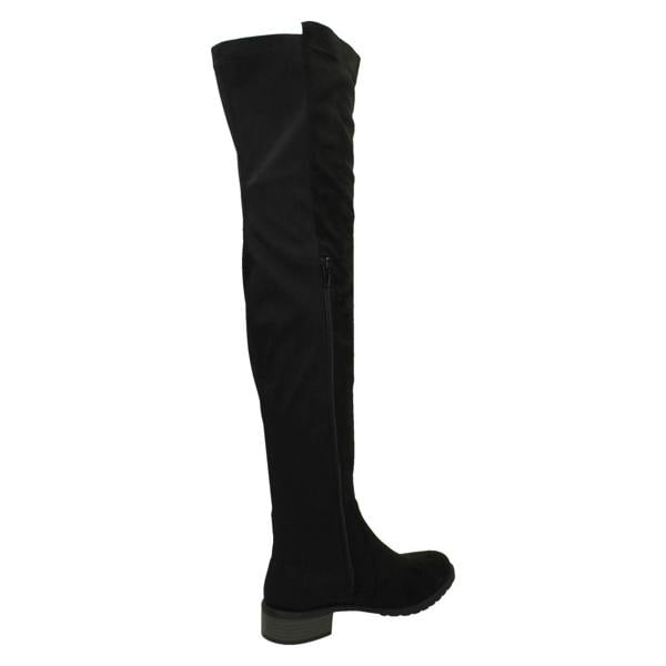 Spot On Ladies Spot On Over The Knee Boots