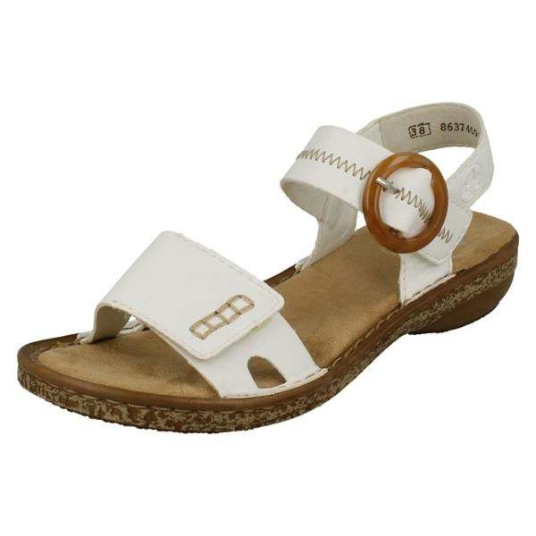 Rieker Ladies Rieker Buckle Detailed Strappy Sandals 628Z3