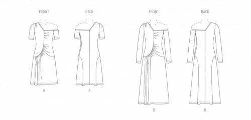 Vogue Sewing Pattern 1968, Dresses for Women, B5 (8-10-12-14-16) - Easy