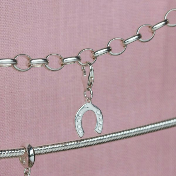 Sterling Silver Lucky Horseshoe Charm - MYLEE London