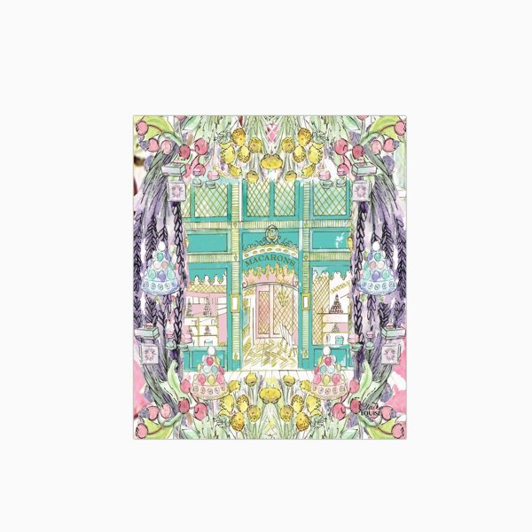 Claire Louise - Designer Laduree In Full Bloom Glass Kitchen Splashback