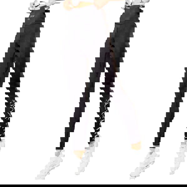 Elle Womens/Ladies Signature Leggings - Black - 