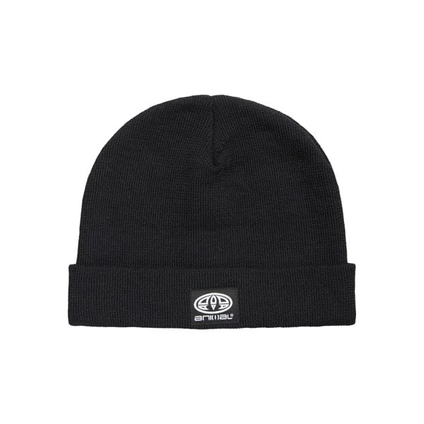 Animal Mens Harley Recycled Beanie - Black