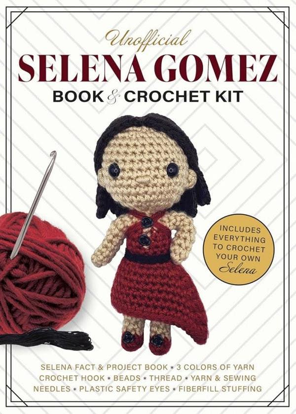 Unofficial Selena Gomez Book and Crochet Kit
