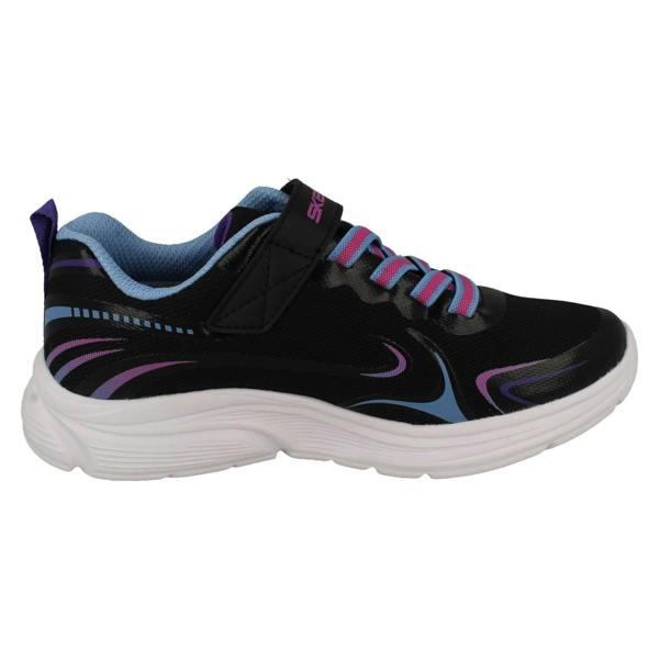 Skechers Girls Skechers Lightweight Machine Washable Trainers Eureka Shine 303520
