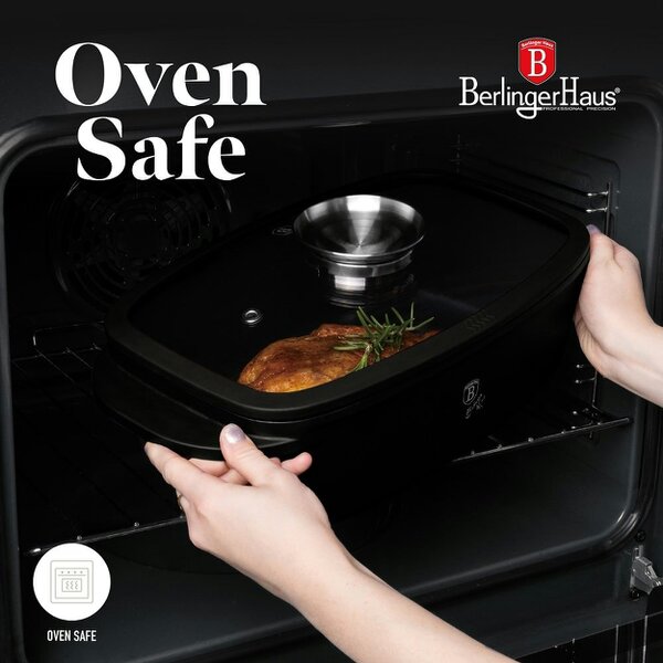 Berlinger Haus Roaster with glass lid and aroma knob Berlinger Haus BH8779