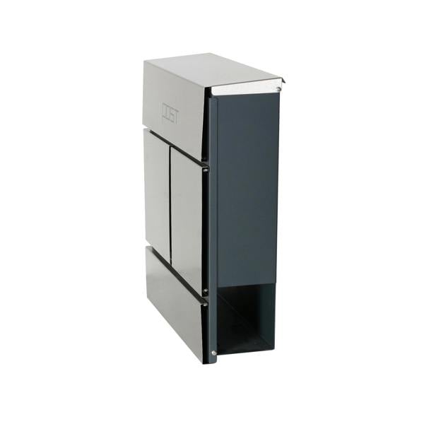 Phoenix Safe Phoenix Estilo Top Loading Letter Box MB0124KS in Stainless Steel with Key Lock