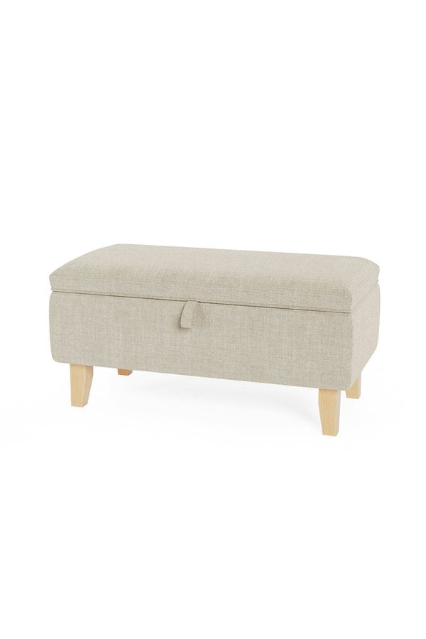 Living and Home 71cm W Rectangle Storage Ottoman Footstool