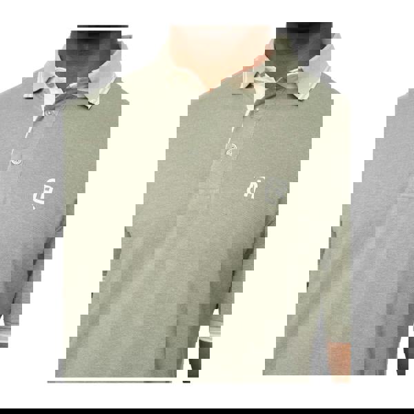 Crosshatch Mens Preece Polo Shirt - Light Olive - 