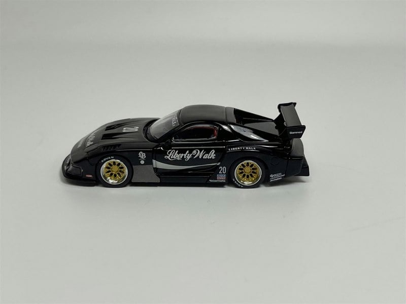 Mini GT Mazda RX-7 LB Super Silhouette Liberty Walk Black LHD 1:64 Mini GT MGT00785L