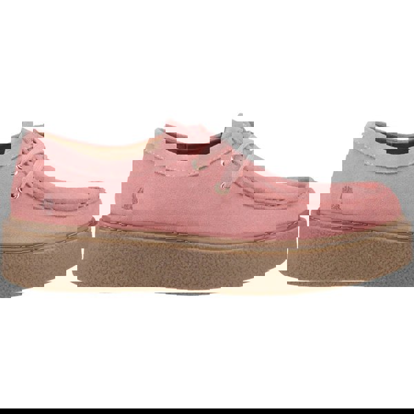 Hush Puppies Bridie Suede Leather Women's Pink Moccasins Shoes