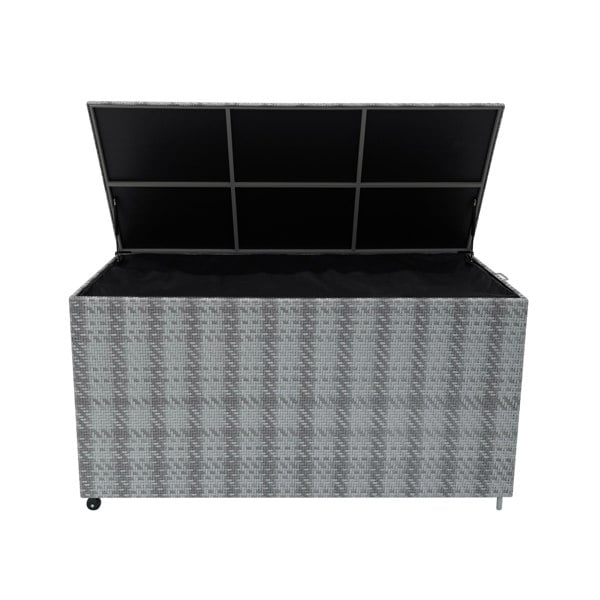 Jardi Marielle Rattan Cushion Storage Box 700L - Grey
