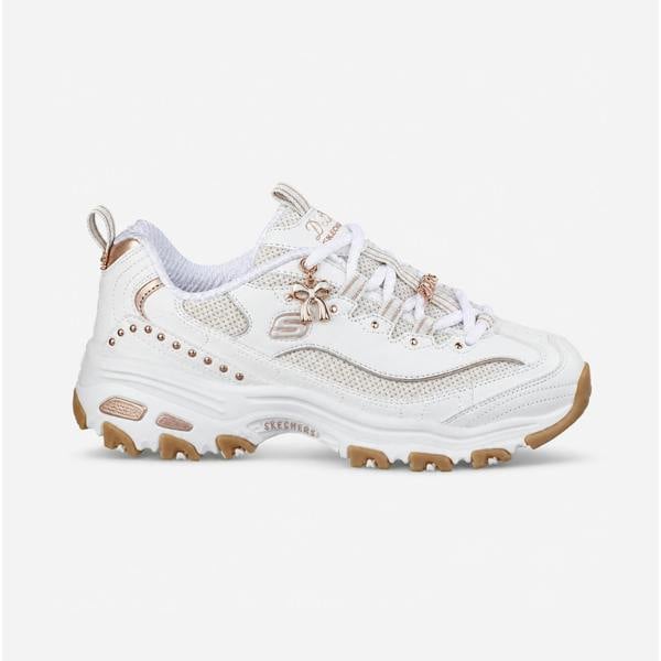 Skechers D'LITES - 20TH ANNIVERSARY Casual Trainers Casual Trainers   in  White