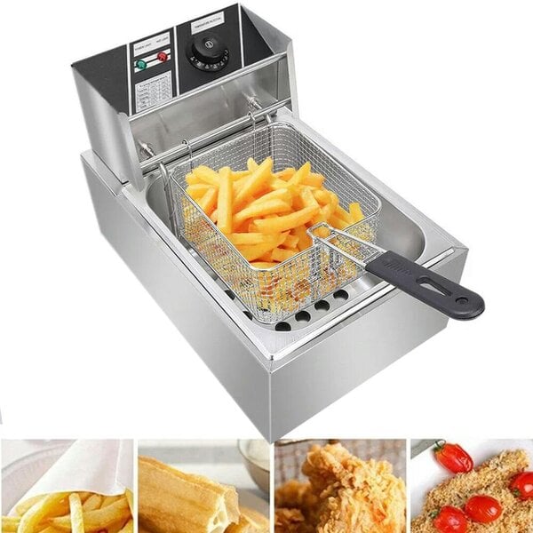 Havendro 10L Electric Deep Fryer Fat Chip Frying Pan & Basket Stainless Steel