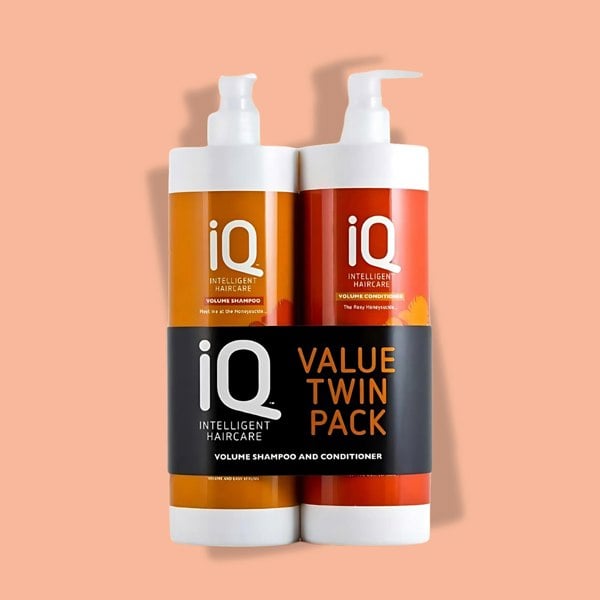 IQ Intelligent Haircare IQ Volume Shampoo & Conditioner Twin Pack - 1 Litre